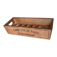 Portauova In Legno Rustico