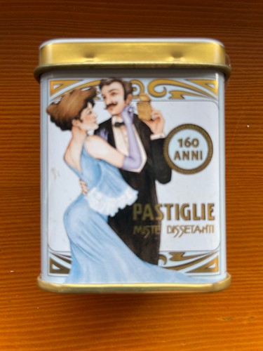 Scatola latta pastiglie - latta,