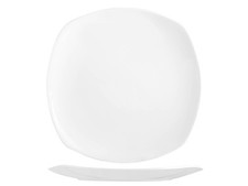 Piatto Quadrato In Porcellana