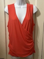 INC Womens Sz L Coral Peach