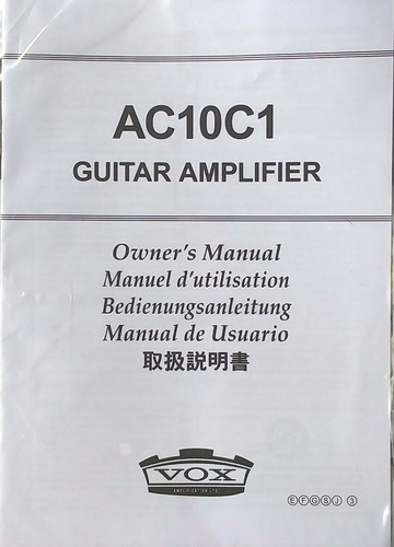 Vox ac10c1 amplificatore - ac10c1,