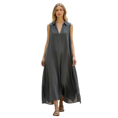 Maxi abito donna cotone - , lino