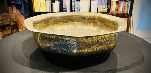 Grande vaso ottone secolo - ottone,