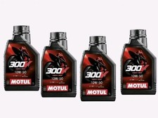 4 Litri Olio Moto Motul 300V 4T Factory LineRoadRacing 10 W 50 New Version 2025 
