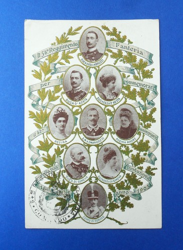Cartolina case reali savoia - cartolina,