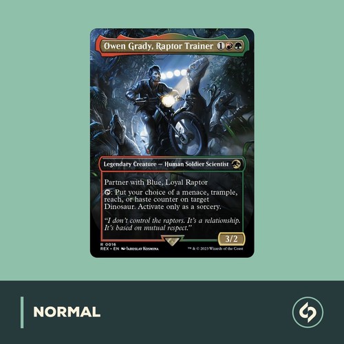 Mtg owen grady raptor - mtg,