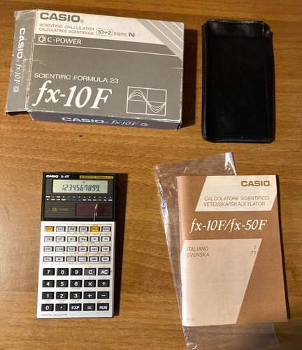 Casio 10f formula - formula, nuova