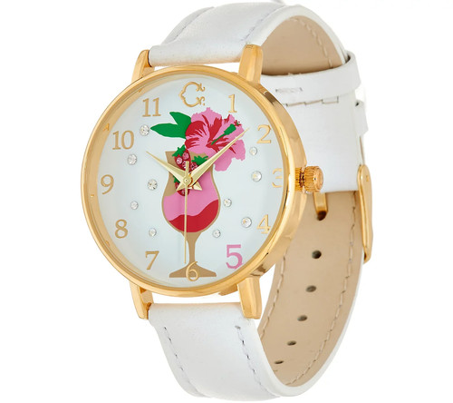 Wonder white round - white, dial