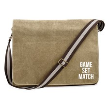 Borsa a tracolla game set match tennis idea regalo game set match regalo regalo