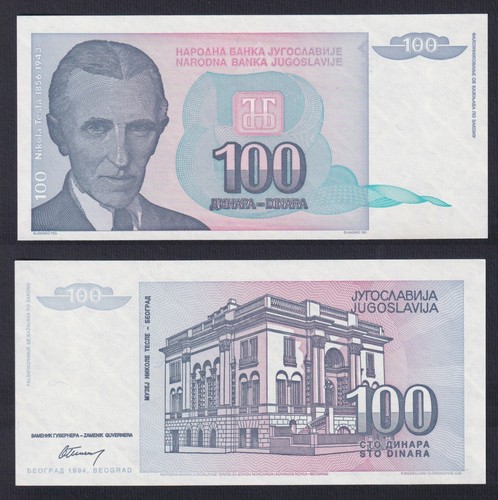 Banconota jugoslavia 100 - jugoslavia,