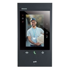 344884 Videocitofono connesso 2 fili / Wi-fi Classe 300EOS Nero Alexa BTICINO