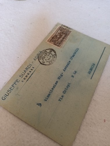 Cartolina commerciale 1931 con - cartolina,