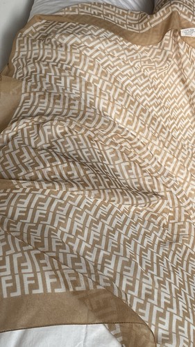 Foulard grande con logo fendi - con,