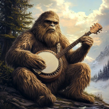 Adesivo murale adesivo bigfoot