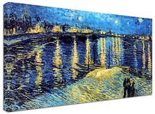 Quadro Moderno Van Gogh Notte