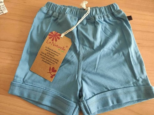 Shorts celesti cotone - shorts, in