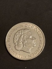 1 fiorino 1955 Olanda / Netherlands 1 fiorino 1955 - argento 720 ‰ - Giuliana