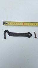  ANTICO  GRANDE ROBUSTO GANCIO CHIUSURA FERRO EPOCA '600 XPORTA PORTONE CANCELLO