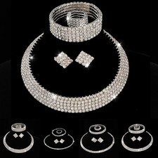 Collana scintillante bracciali