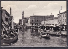CHIOGGIA- Riva Vena..Pescheria viaggiata 1953