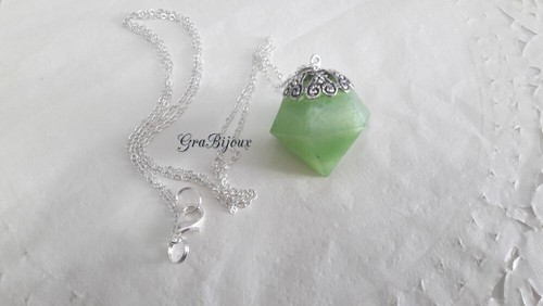 Collana resina ciondolo forma