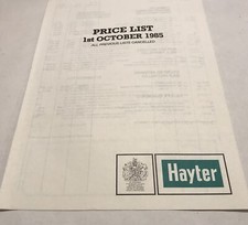 Falciatrice HAYTER originale