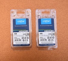 NEW 8GB Total Crucial 4GB 2pk