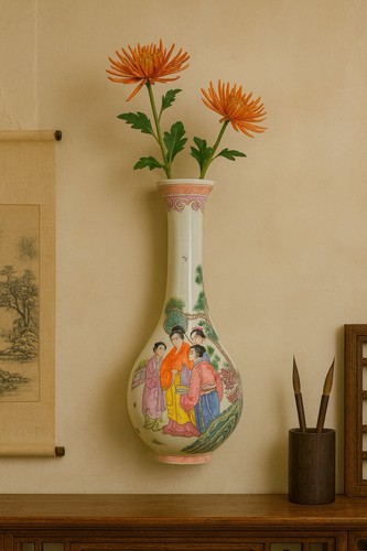 Antico vaso parete cinese - vaso,