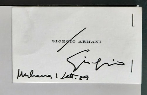 Giorgio armani autografo - giorgio,