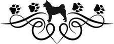 AKITA adesivo auto sticker