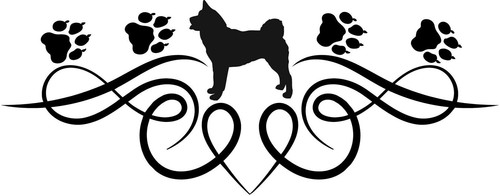 Akita adesivo auto sticker - auto,