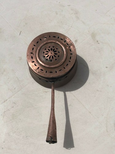 Antico scaldaletto rame di - antico,