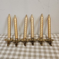 vintage Clip On metal glass