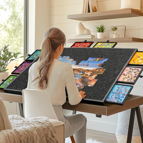 Tavolo puzzle inclinabile