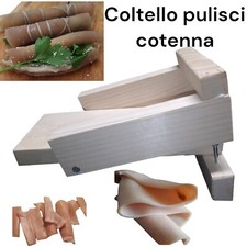 COLTELLO Pulisci Cotenna di maiale artigianale, molto utile e facile da usare.