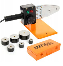 Saldatrice Polifusore 1200W per Tubi PVC PPR con 6 Matrici 20-63 mm in Valigetta