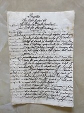 Documento notarile 1781 Parma