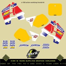 Kit Grafica Honda Cr500 Action