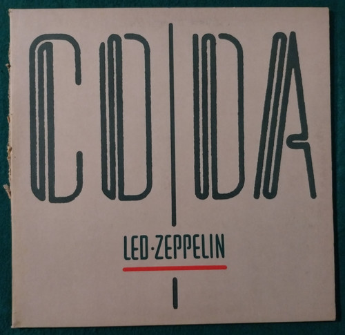 Led zeppelin coda 1982 - lp,