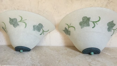 Coppia applique vetro - coppia, in
