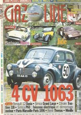 GAZOLINE N°92 RENAULT 4CV 1063 / SUNBEAM ALPINE / BUGATTI 57 / JIDE / R12 / P60
