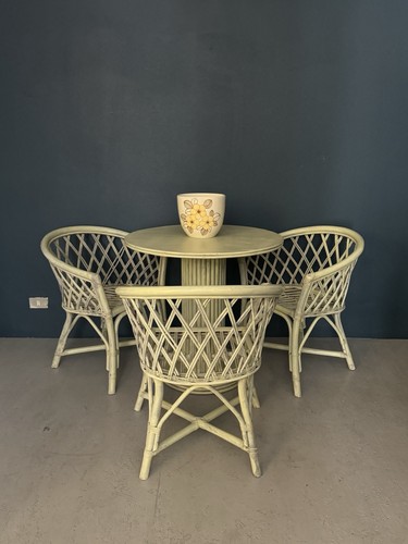 Salotto vintage rattan - salotto, in
