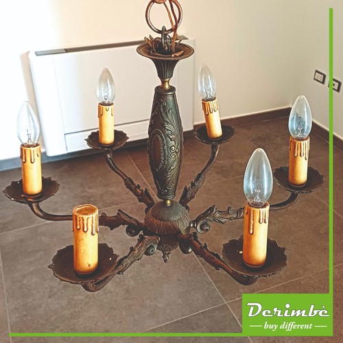 Lampadario ottone italy - ottone,