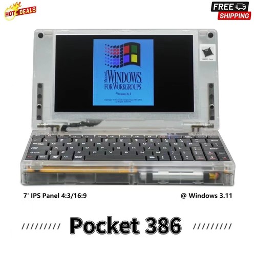 Pocket386 retro computer - computer, 386sx