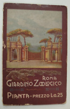 Roma GIARDINO ZOOLOGICO PIANTA prezzo L. 0.25 manca data