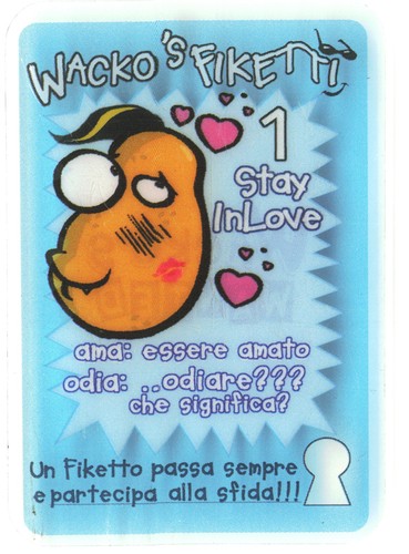 T275 wacko card - wacko's,