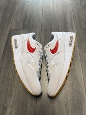 Nike Air Max 1 PRM The Bay Coast Pack Bianco University Rosso FJ4451-100 Uomo Taglia 9