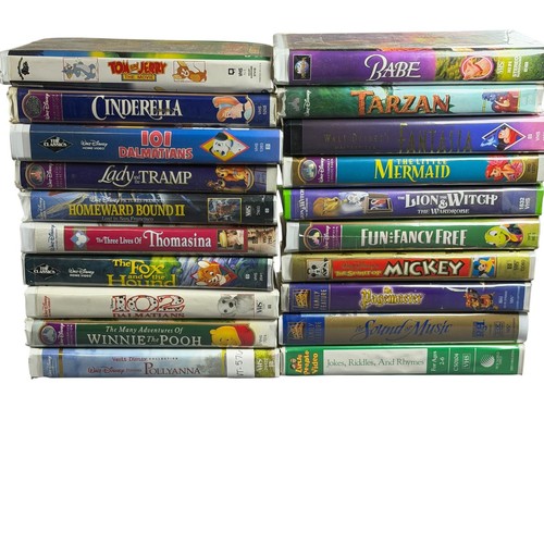 Lot disney family vhs - of, 20