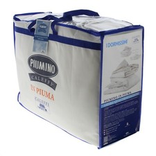 Piumino Caleffi 4 Stagioni 100% Piuma Set 2 pezzi Primaverile Invernale con clip