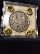 Rara 10 Lire 1928 2 Rosette 